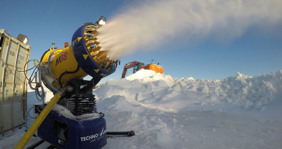 Fan Gun and Snow Cannon Snowmaker – Arctic Storm Oilfield